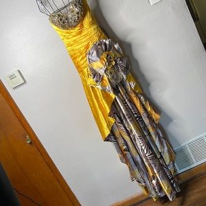 Rica Designs Size 2 Gown high low